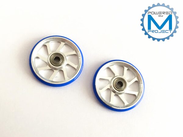 MRR-02 (19mm Aluminum Rollers w/Plastic Rings (Dish Type))