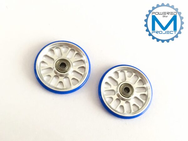 MRR-04 (19mm Aluminum Rollers w/Plastic Rings (Dish Type))