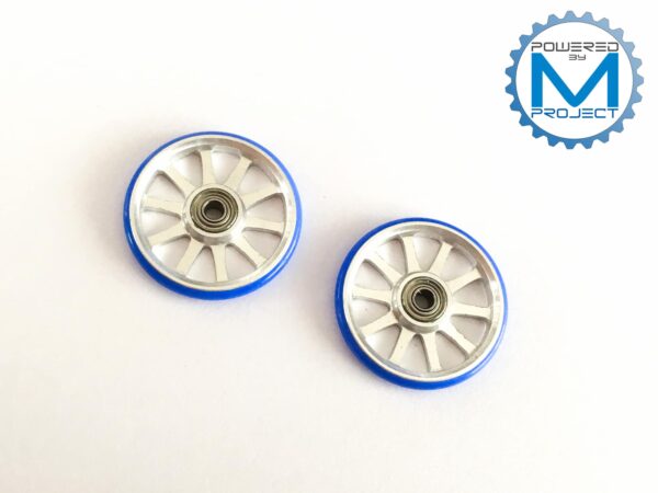 MRR-09 (19mm Aluminum Rollers w/Plastic Rings (Dish Type))