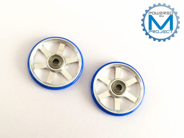 MRR-08 (19mm Aluminum Rollers w/Plastic Rings (Dish Type))