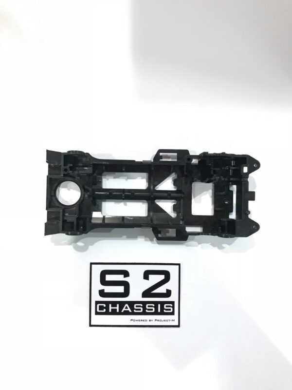 Super 2 Chassis(Carbon) CNC ตัดหน้า สีดำ - Image 2