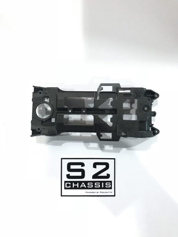 Super 2 Chassis(Carbon) CNC ตัดหน้า สีดำ - Image 3