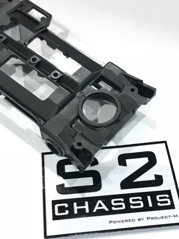 Super 2 Chassis(Carbon) CNC ตัดหน้า สีดำ - Image 5