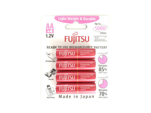 Fujitsu ถ่านชาร์จ AA 950mAh 4 ก้อน