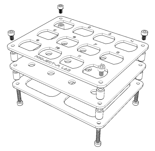 Mini4wd Motor Stand (แท่นวางมอเตอร์ mini4wd) - Image 3