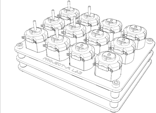 Mini4wd Motor Stand (แท่นวางมอเตอร์ mini4wd)