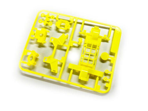 TAMIYA A-Parts (MS Chassis) (ABS) (Fluorescent Yellow)