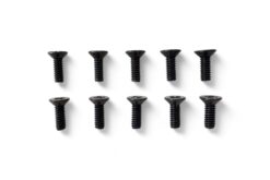 Stainless Steel Countersunk Screw Set (6mm, Black)