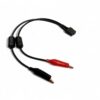 XT60 to คลิปปากจระเข้+ตัวกรองสัญญาณรบกวน