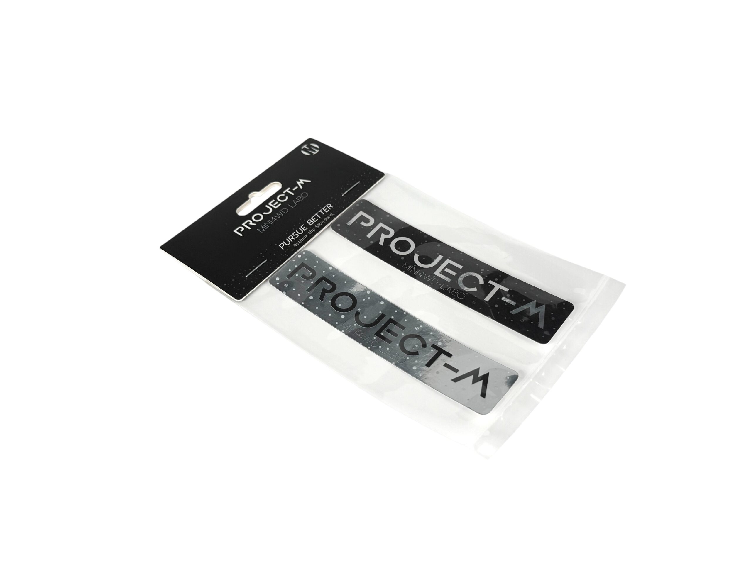 PROJECT-M Premium Silver Sticker Set