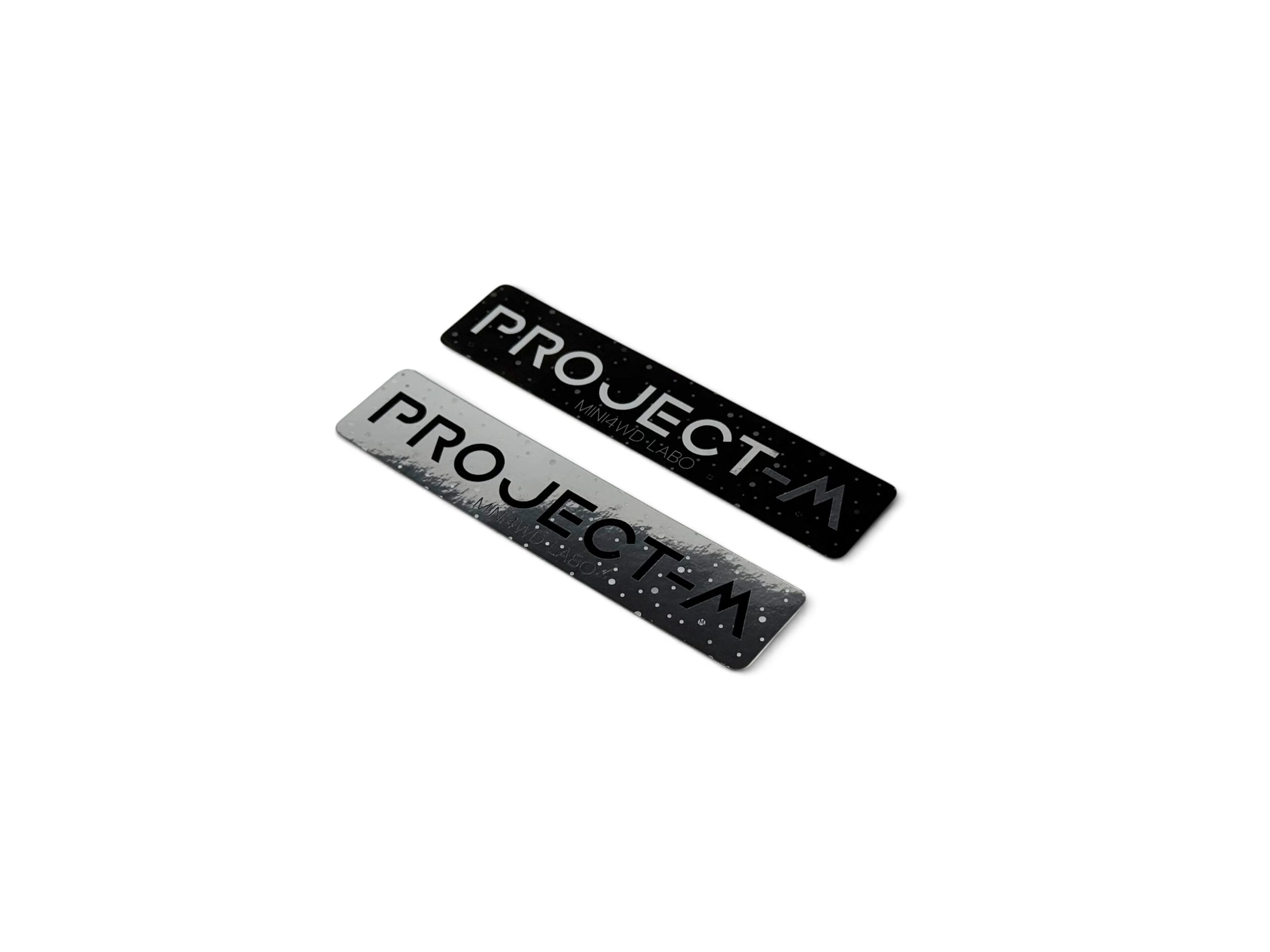 PROJECT-M Premium Silver Sticker Set