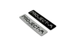 PROJECT-M Premium Silver Sticker Set