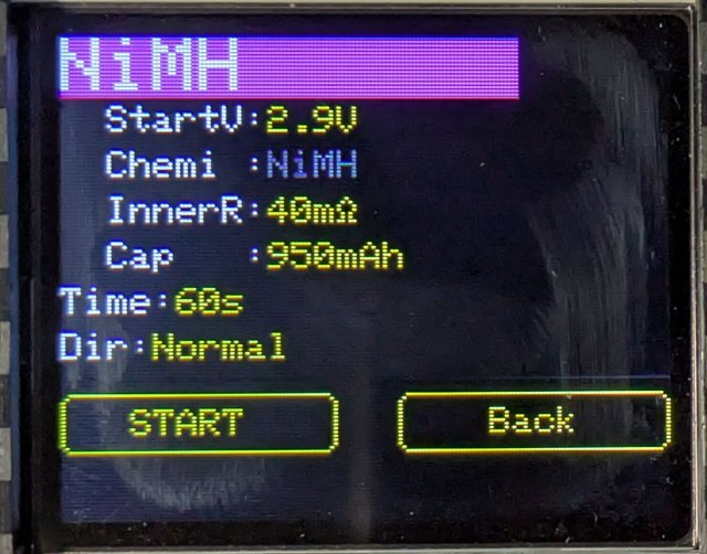 BattEmulate設定（NiMH）